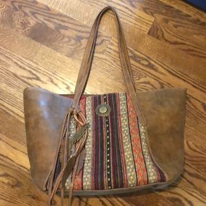 Leather purse BOHO 🤠